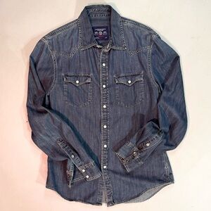 American Eagle Denim Button Down Shirt – Men’s Small (Vintage Fit)